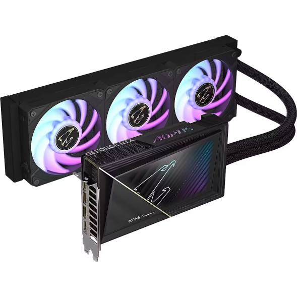 Видеокарта Gigabyte GeForce RTX 5080 XTREME WATERFORCE 16GB GDDR7 256bit Liquid Cooling GV-N5080AORUSX W-16GD в Хабаровске