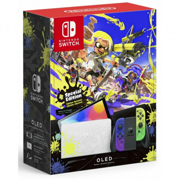 Игровая приставка Nintendo Switch OLED 64 ГБ, Splatoon 3 Edition в Хабаровске