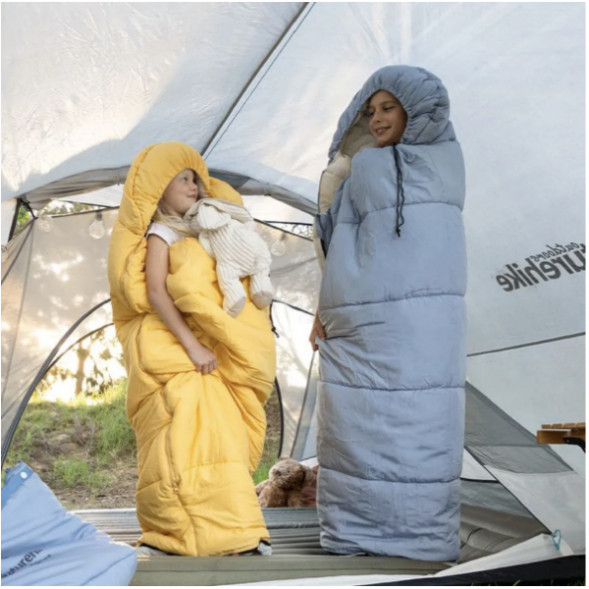 Спальный мешок Naturehike C180 (190x75см), голубой в Хабаровске