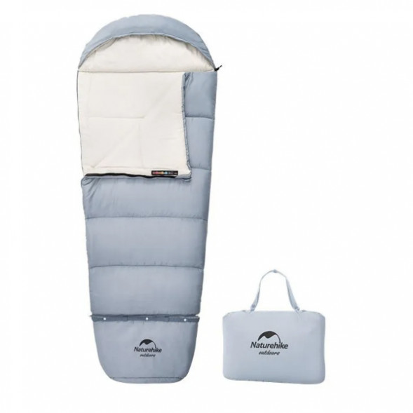 Спальный мешок Naturehike C180 (190x75см), голубой в Хабаровске