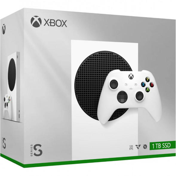 Игровая приставка Microsoft Xbox Series S, 1 ТБ, белый в Хабаровске