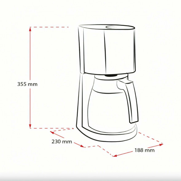 Кофеварка капельная Melitta Enjoy Top Therm, черная в Хабаровске