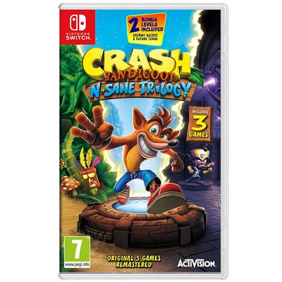Игра Crash Bandicoot N-Sane Trilogy для (Switch, английский язык) в Хабаровске
