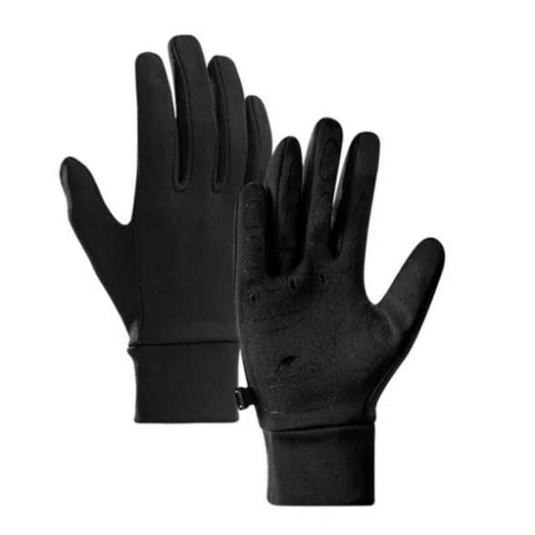 Перчатки сенсорные спортивные Naturehike Outdoor Full Touch GL10 (черный, L) в Хабаровске