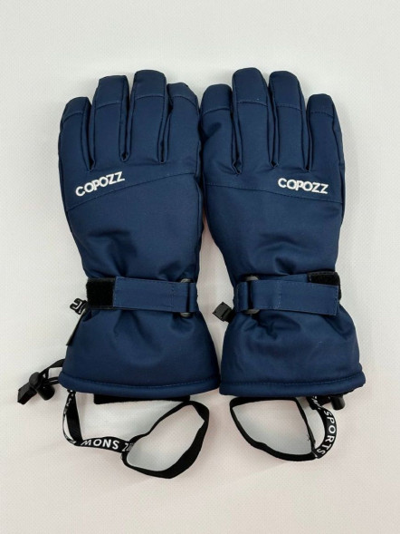Перчатки горнолыжные сноубордические Copozz (синий, M) в Хабаровске