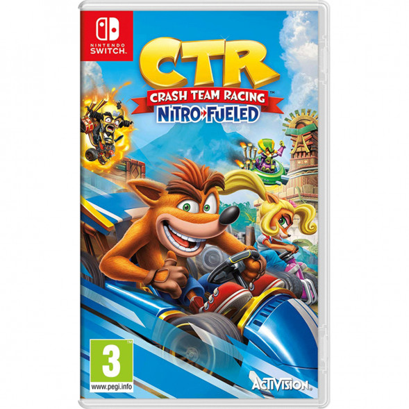 Игра Crash Team Racing Nitro-Fueled для Nintendo Switch, картридж в Хабаровске