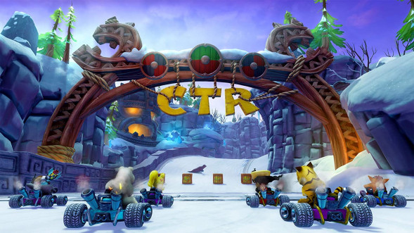Игра Crash Team Racing Nitro-Fueled для Nintendo Switch, картридж в Хабаровске