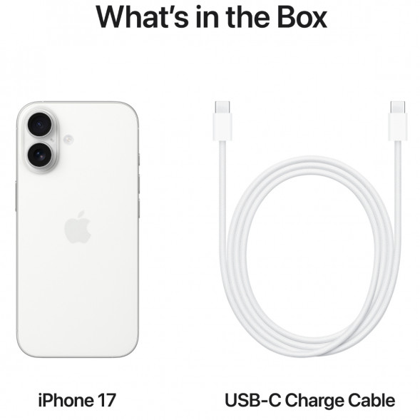 Смартфон Apple iPhone 17 256GB eSim, White в Хабаровске