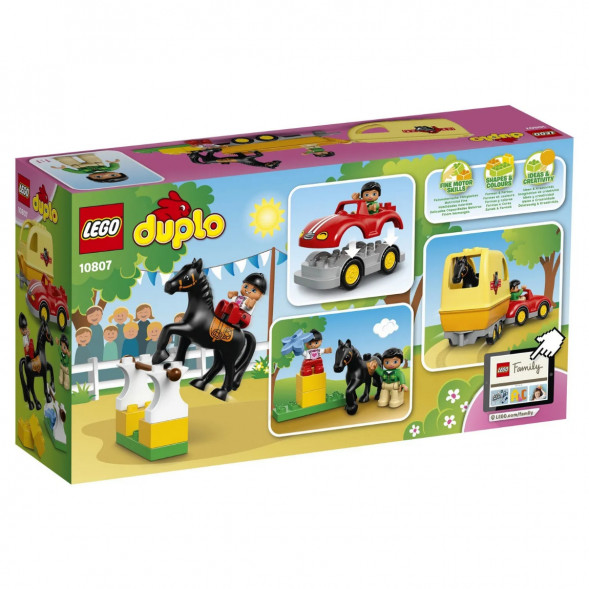 Конструктор LEGO DUPLO Town 10807 Трейлер для лошадок в Хабаровске