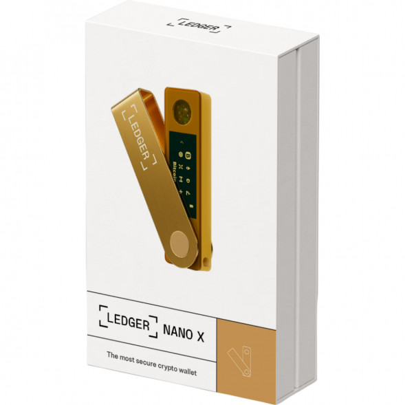 Аппаратный криптокошелек Ledger Nano X, Gold в Хабаровске