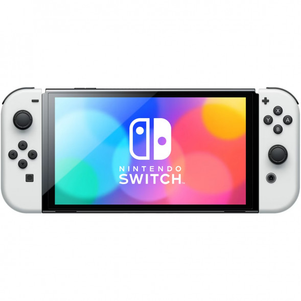 Игровая приставка Nintendo Switch OLED 64 ГБ, белый  в Хабаровске