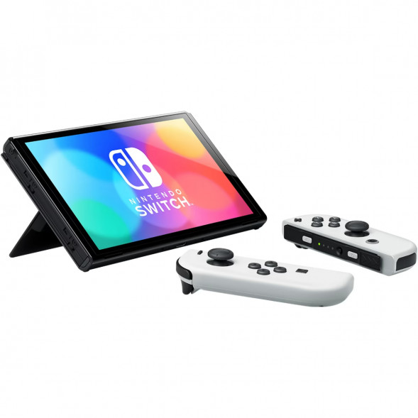 Игровая приставка Nintendo Switch OLED 64 ГБ, белый  в Хабаровске