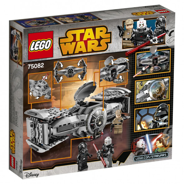 Конструктор LEGO Star Wars 75082 Улучшенный Прототип TIE Истребителя в Хабаровске