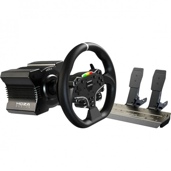 Игровой руль MOZA R5 Bundle (R5 Base, ES Wheel, SR-P Lite double Pedals，R5 Table Clamp) RS20 в Хабаровске