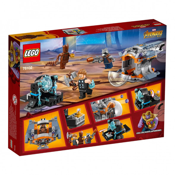 Конструктор LEGO Super Heroes 76102 Война бесконечности: В поисках оружия Тора в Хабаровске