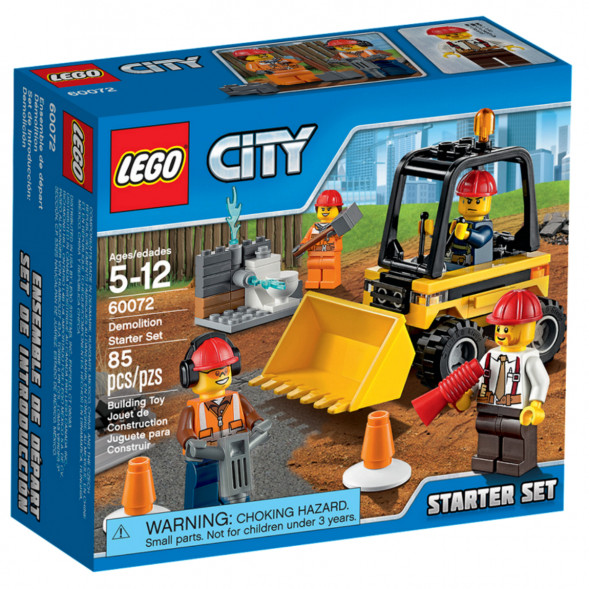 Конструктор LEGO City 60072 Набор «Строительная команда» для начинающих в Хабаровске