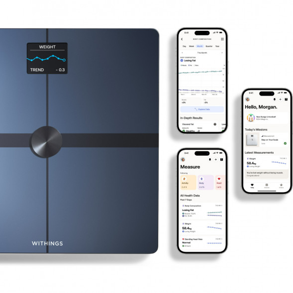 Умные весы Withings Body Smart Black (WBS13-BLACK-ALL-INTER) в Хабаровске