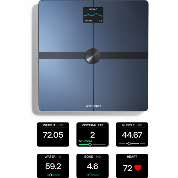 Умные весы Withings Body Smart Black (WBS13-BLACK-ALL-INTER) в Хабаровске