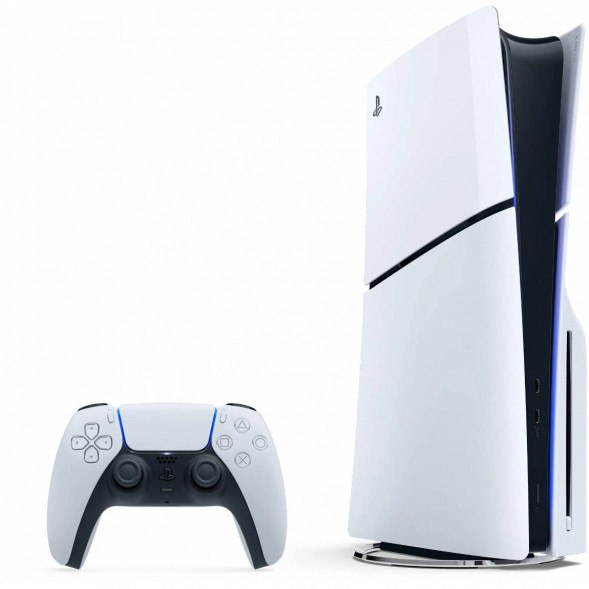 Игровая приставка Sony PlayStation 5 Slim 1TB с дисководом, белый в Хабаровске