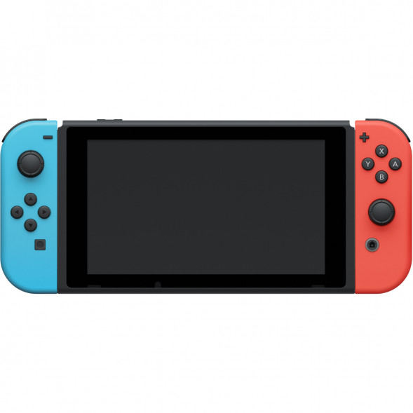 Игровая приставка Nintendo Switch OLED 64 ГБ, неоновый синий/неоновый красный в Хабаровске