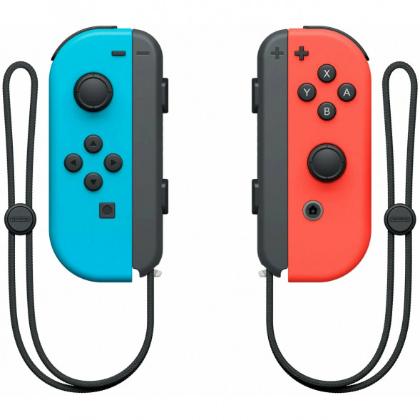 Игровая приставка Nintendo Switch OLED 64 ГБ, неоновый синий/неоновый красный в Хабаровске