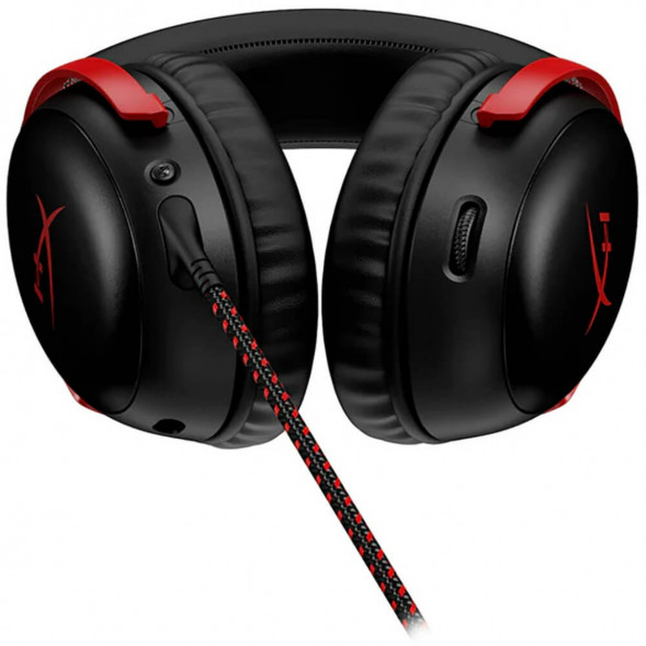 Компьютерная гарнитура HyperX Cloud III проводная, чёрный/красный в Хабаровске