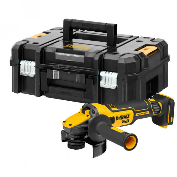 Аккумуляторная угловая шлифмашина DEWALT DCG409NT, без АКБ и ЗУ, в кейсе TSTAK в Хабаровске