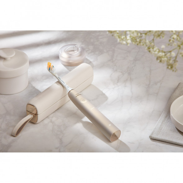 Звуковая зубная щетка Philips Sonicare 9900 Prestige HX9992, золотистое шампанское в Хабаровске
