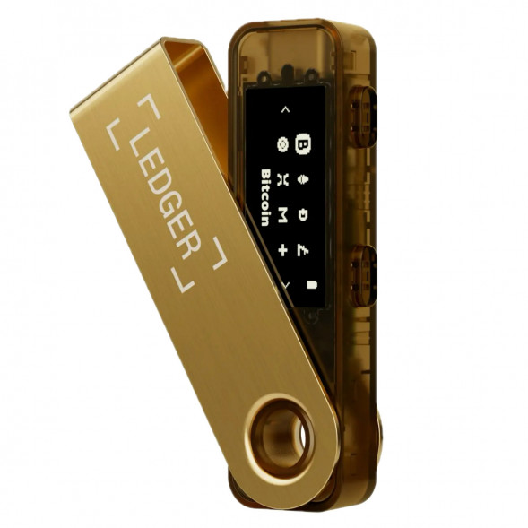 Криптокошелек Ledger Nano S Plus 1 шт., золотой в Хабаровске