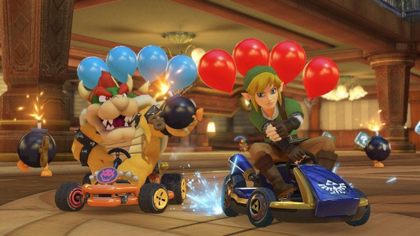 Игра Mario Kart 8 Deluxe Edition для Nintendo Switch, картридж в Хабаровске