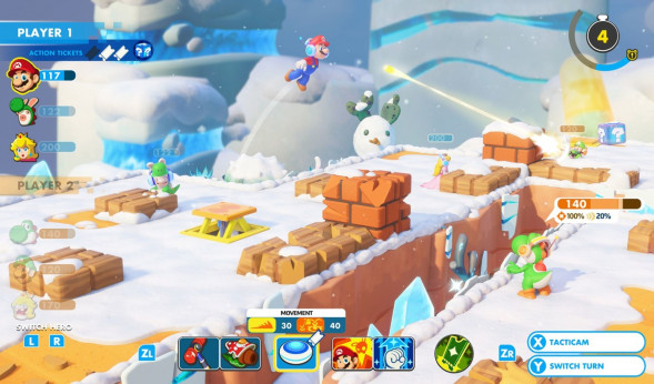 Игра Mario + Rabbids Kingdom Battle [Nintendo Switch, английский язык] в Хабаровске
