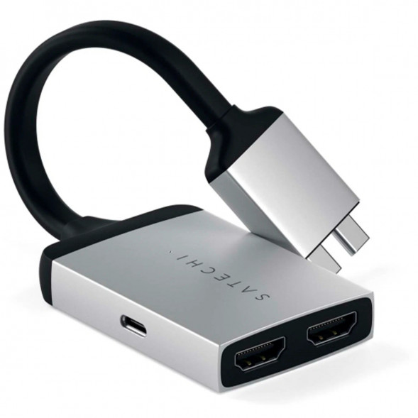 Адаптер Satechi USB-C Dual 4K HDMI Adapter (2xHDMI, USB Type-C) в Хабаровске