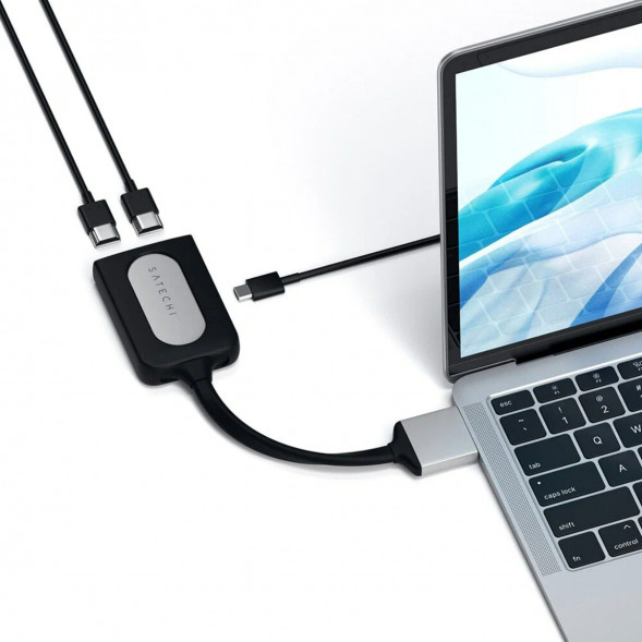 Адаптер Satechi USB-C Dual 4K HDMI Adapter (2xHDMI, USB Type-C) в Хабаровске