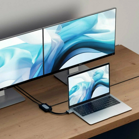 Адаптер Satechi USB-C Dual 4K HDMI Adapter (2xHDMI, USB Type-C) в Хабаровске