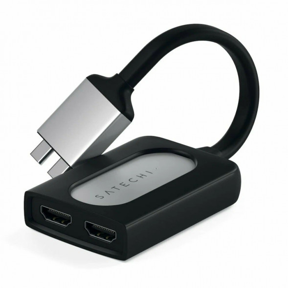 Адаптер Satechi USB-C Dual 4K HDMI Adapter (2xHDMI, USB Type-C) в Хабаровске