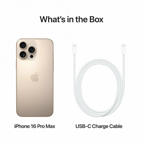 Смартфон Apple iPhone 16 Pro Max (nano SIM+eSIM) 512ГБ, Desert Titanium в Хабаровске