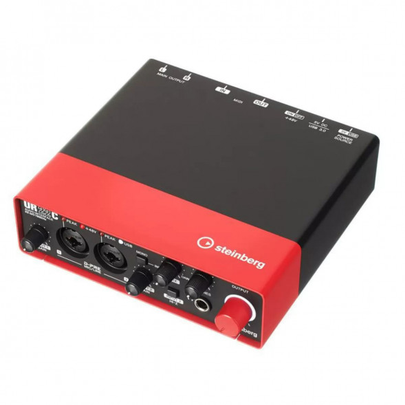 Аудиоинтерфейс Steinberg UR22C, Red в Хабаровске