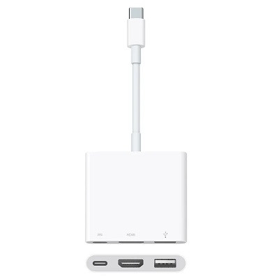 Адаптер Apple USB-C Digital AV Multiport Adapter, бел, MUF82ZM/A в Хабаровске