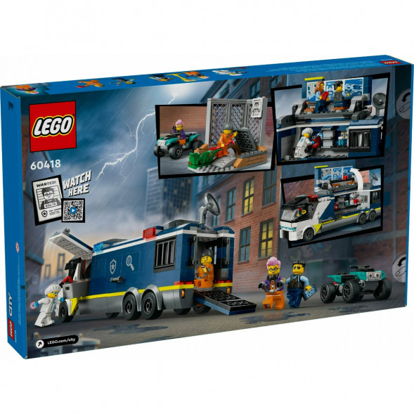 Конструктор LEGO City 60418 Полицейский грузовик криминалистической лаборатории в Хабаровске