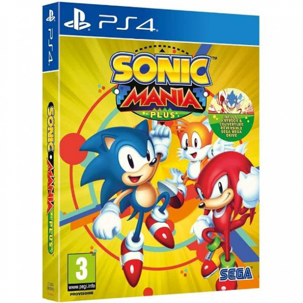 Игра Sonic Mania Plus (+ Артбук) [PS4, русские субтитры] в Хабаровске