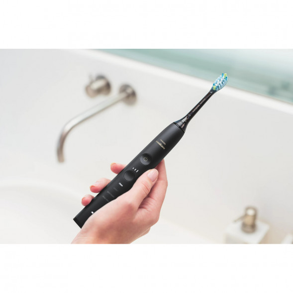 Набор из 2 электрических зубных щеток Philips Sonicare DiamondClean 9000 HX9914/54, чёрный в Хабаровске