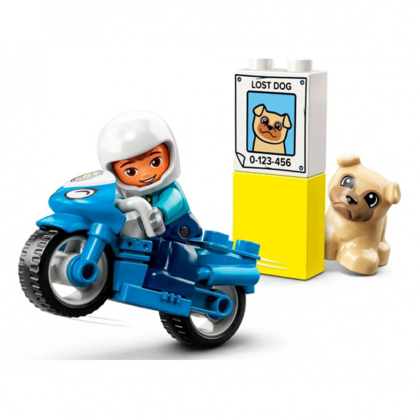 Конструктор LEGO DUPLO 10967 Полицейский мотоцикл в Хабаровске