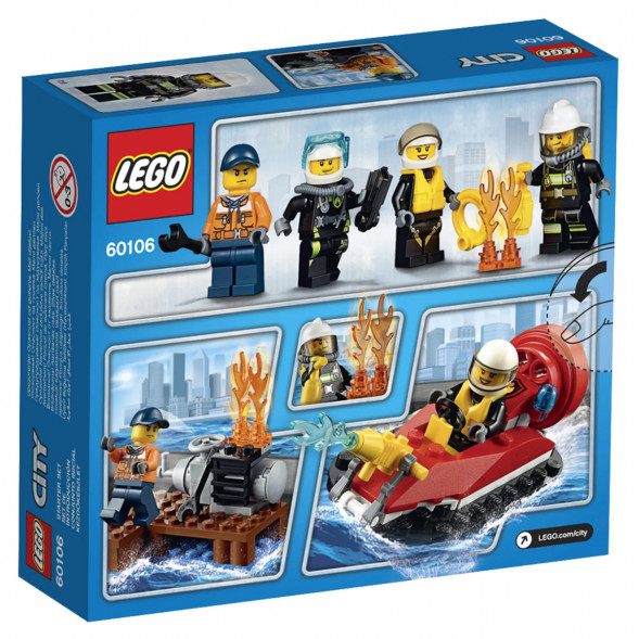 Конструктор LEGO City Fire 60106 Пожарная охрана в Хабаровске