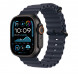 Ремешок Apple Watch 49мм Navy Ocean Band - Black Titanium Finish (MYPA3) в Хабаровске