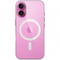 Чехол Apple Clear Case with MagSafe для iPhone 16, прозрачный (MA6A4ZM/A)