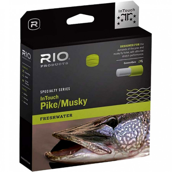 Леска RIO InTouch Pike/Musky WF8F/I, Gray/Yellow в Хабаровске