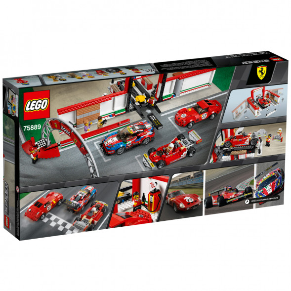 Конструктор LEGO Speed Champions 75889 Гараж Ferrari в Хабаровске