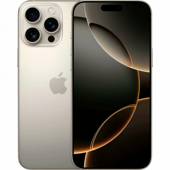 Смартфон Apple iPhone 16 Pro Max (nano SIM+eSIM) 256ГБ, Natural Titanium в Хабаровске