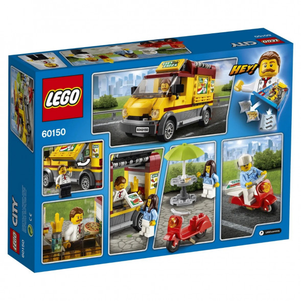 Конструктор LEGO City Great Vehicles 60150 Фургон-пиццерия в Хабаровске