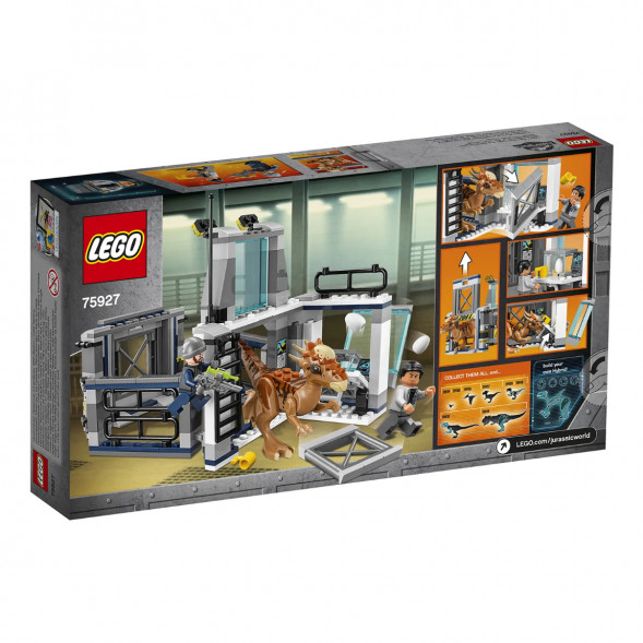 Конструктор LEGO Jurassic World 75927 Побег стигимолоха из лаборатории в Хабаровске